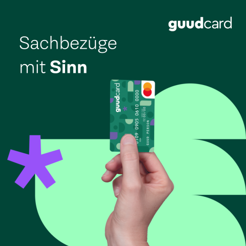 Die nachhaltige Sachbezugskarte guudcard